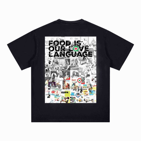 Square Patch Monkey Washed Drop Shoulder T-Shirt - 250 GSM - Image 2
