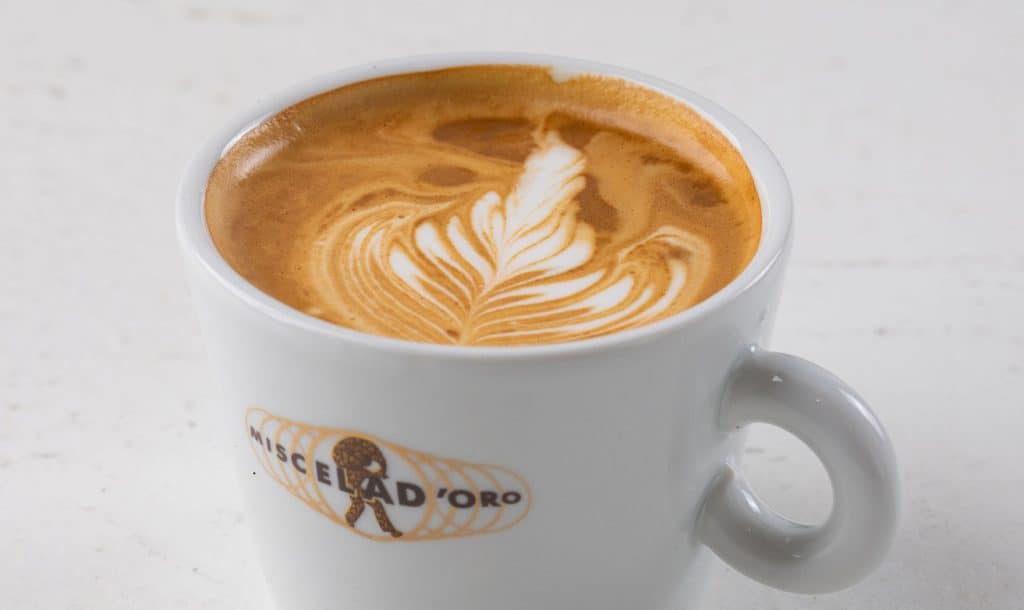 Lattes made from the finest espresso tradition of coffee bean roasters Italiy has to offer in our Sedona Vespa Italian Cafe, Restaurant & Pizzeria