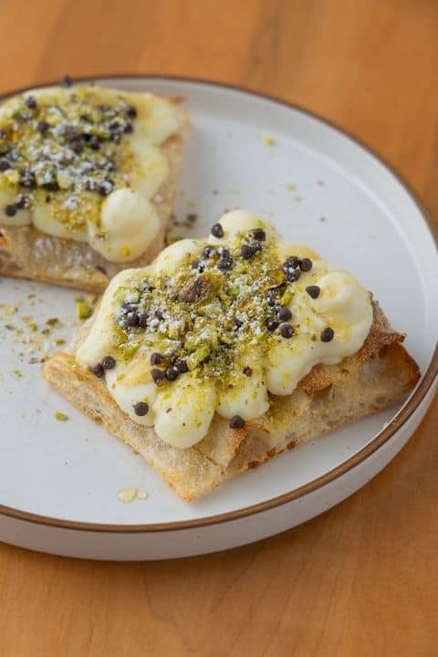 Cannoli Cream at Vespa Healthy Italian Cafe in Sedona